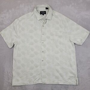 Nat Nast Shirt‎ Mens Large Silk Hawaiian Tiki Aloha Luau Camp Luxury Original